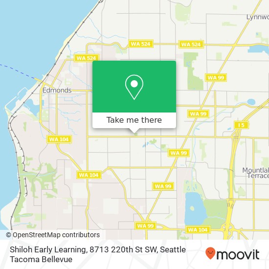 Mapa de Shiloh Early Learning, 8713 220th St SW