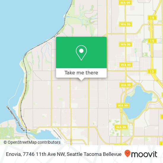 Mapa de Enovia, 7746 11th Ave NW