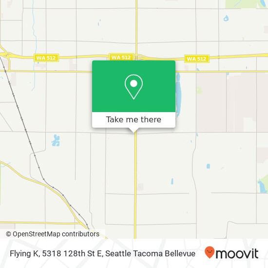 Flying K, 5318 128th St E map