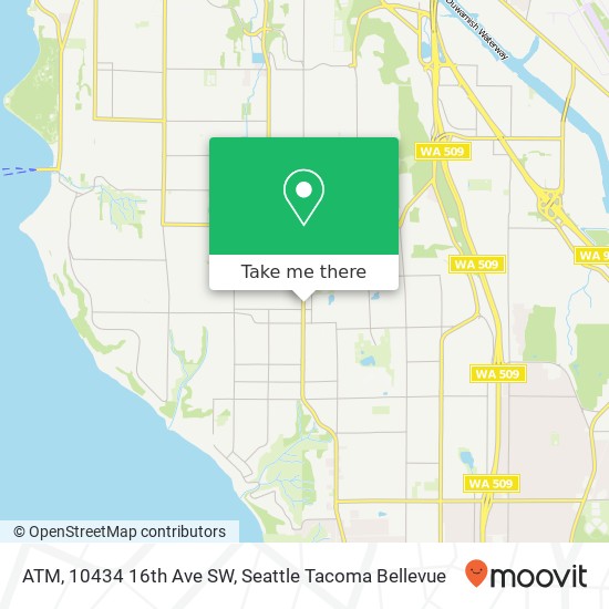 ATM, 10434 16th Ave SW map