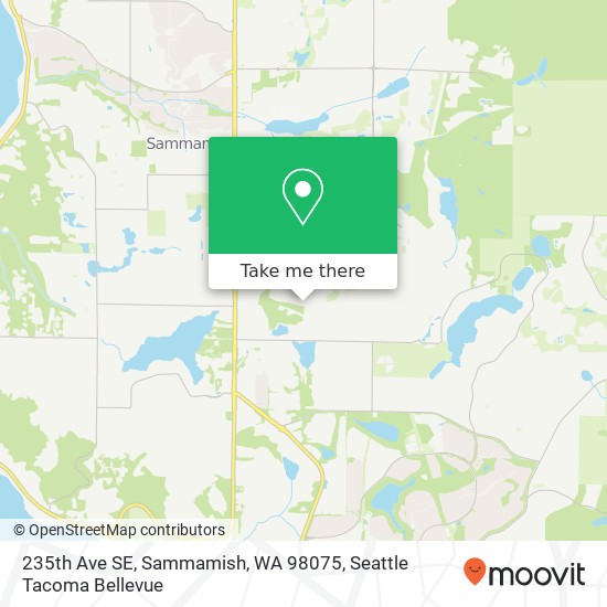 Mapa de 235th Ave SE, Sammamish, WA 98075