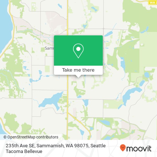 235th Ave SE, Sammamish, WA 98075 map