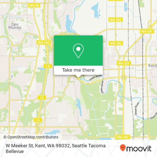 W Meeker St, Kent, WA 98032 map