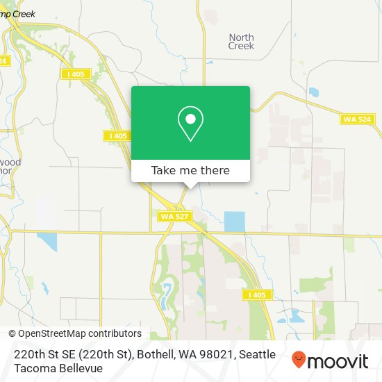 220th St SE (220th St), Bothell, WA 98021 map