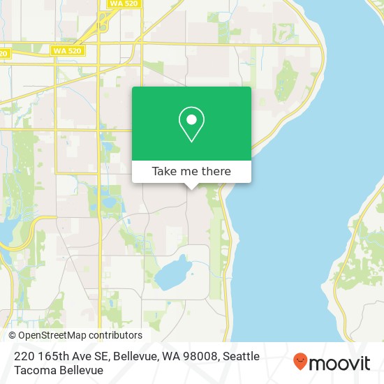 220 165th Ave SE, Bellevue, WA 98008 map