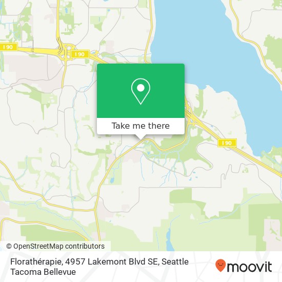 Mapa de Florathérapie, 4957 Lakemont Blvd SE