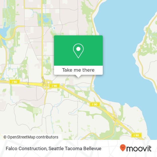 Mapa de Falco Construction