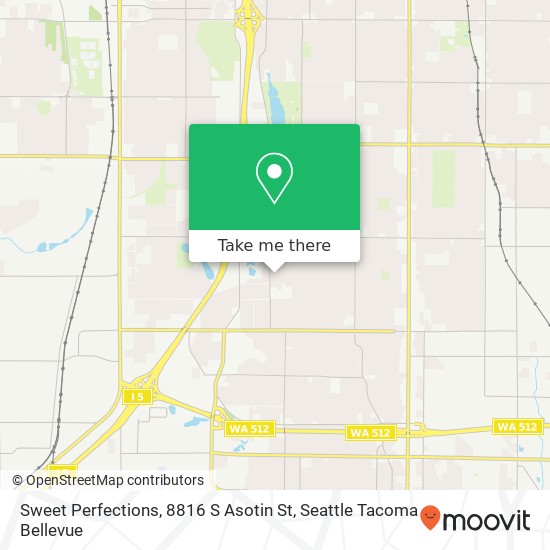 Mapa de Sweet Perfections, 8816 S Asotin St