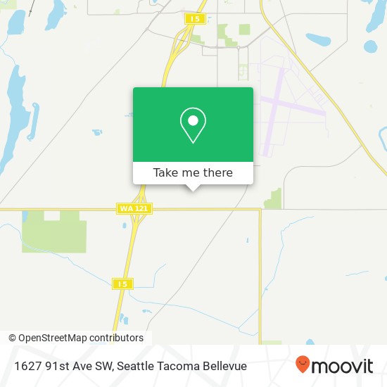 Mapa de 1627 91st Ave SW, Olympia, WA 98512
