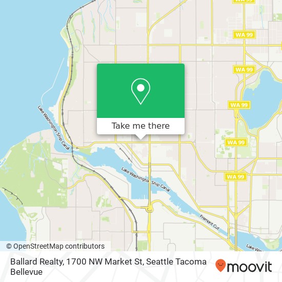 Ballard Realty, 1700 NW Market St map