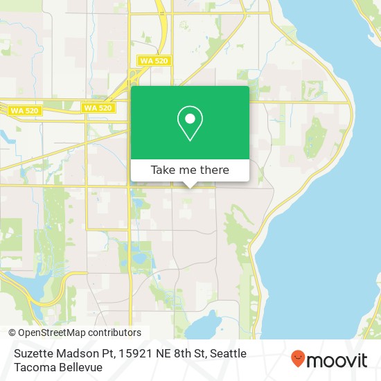 Mapa de Suzette Madson Pt, 15921 NE 8th St