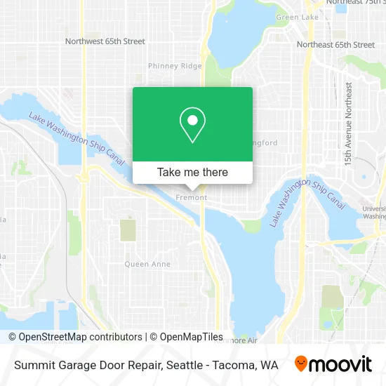 Mapa de Summit Garage Door Repair