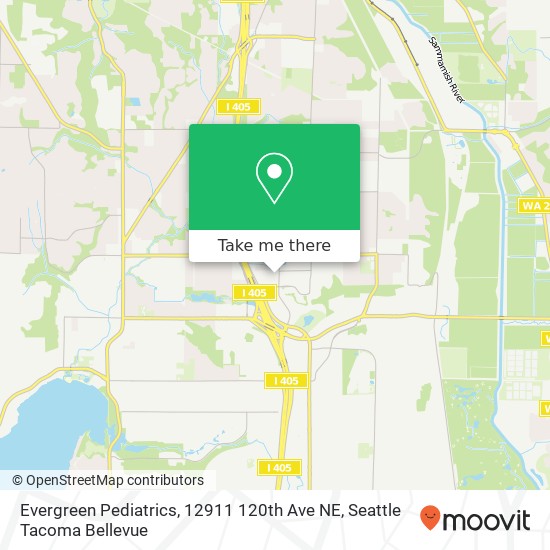 Evergreen Pediatrics, 12911 120th Ave NE map