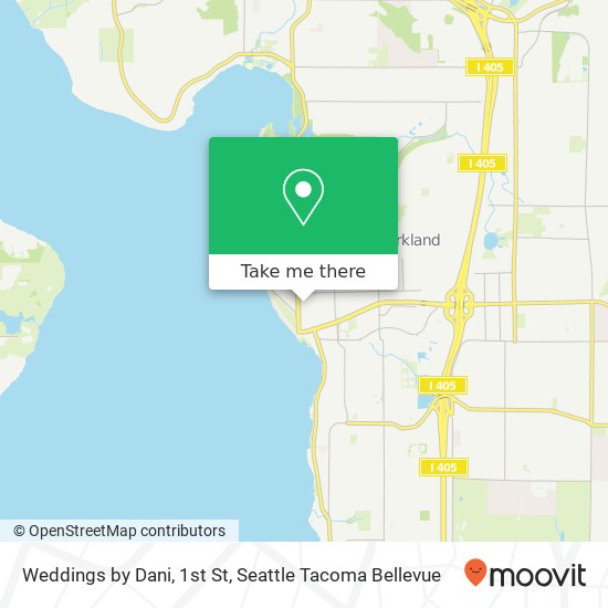 Weddings by Dani, 1st St map