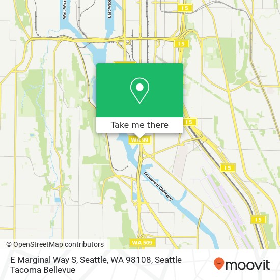 E Marginal Way S, Seattle, WA 98108 map