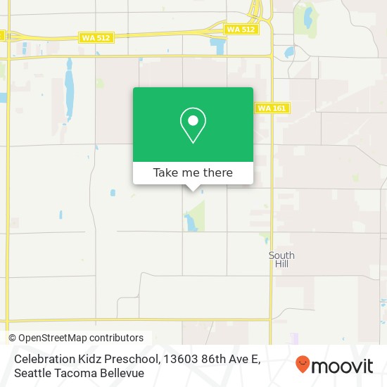 Celebration Kidz Preschool, 13603 86th Ave E map