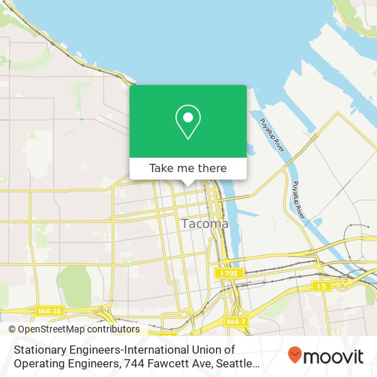 Stationary Engineers-International Union of Operating Engineers, 744 Fawcett Ave map