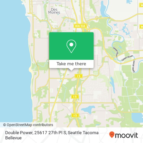Mapa de Double Power, 25617 27th Pl S