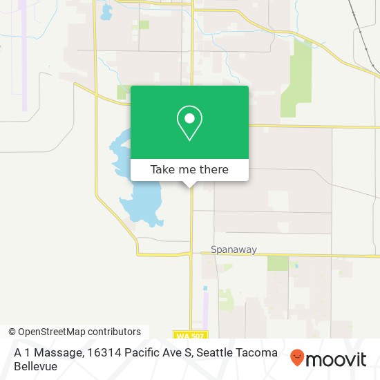 A 1 Massage, 16314 Pacific Ave S map