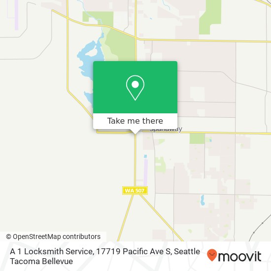 A 1 Locksmith Service, 17719 Pacific Ave S map