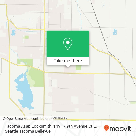 Mapa de Tacoma Asap Locksmith, 14917 9th Avenue Ct E