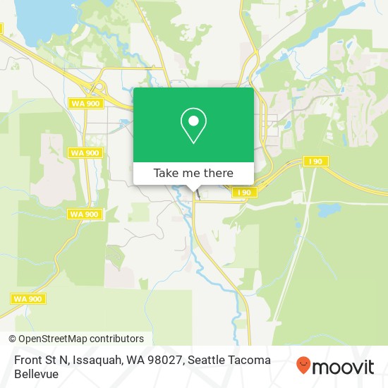 Mapa de Front St N, Issaquah, WA 98027