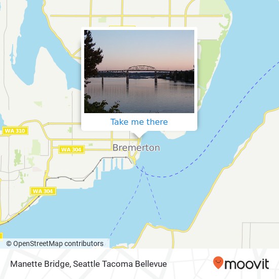 Mapa de Manette Bridge