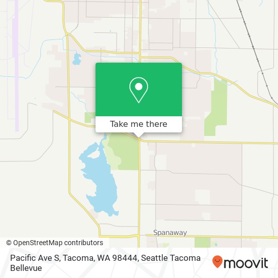 Mapa de Pacific Ave S, Tacoma, WA 98444