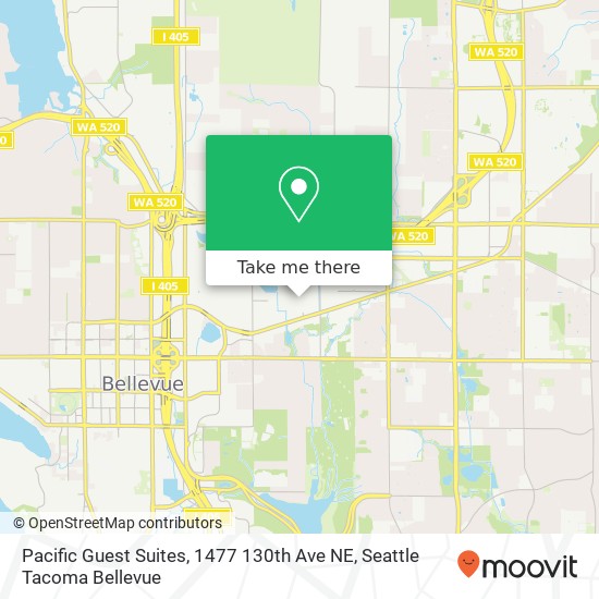 Pacific Guest Suites, 1477 130th Ave NE map