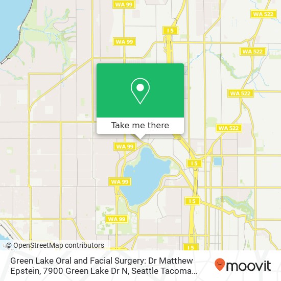 Green Lake Oral and Facial Surgery: Dr Matthew Epstein, 7900 Green Lake Dr N map