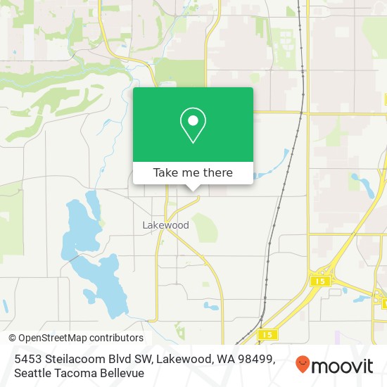 5453 Steilacoom Blvd SW, Lakewood, WA 98499 map