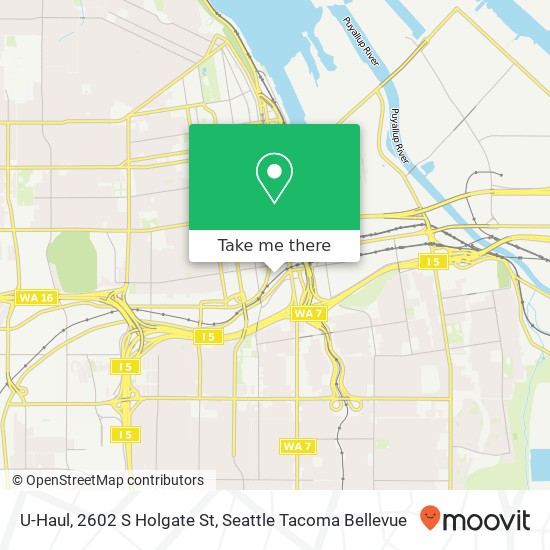 U-Haul, 2602 S Holgate St map