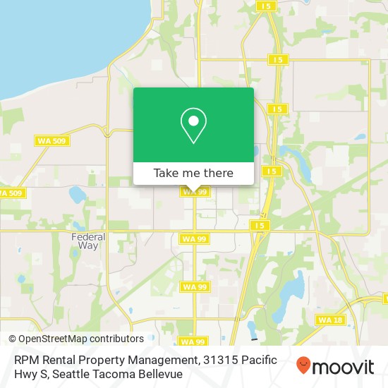 RPM Rental Property Management, 31315 Pacific Hwy S map