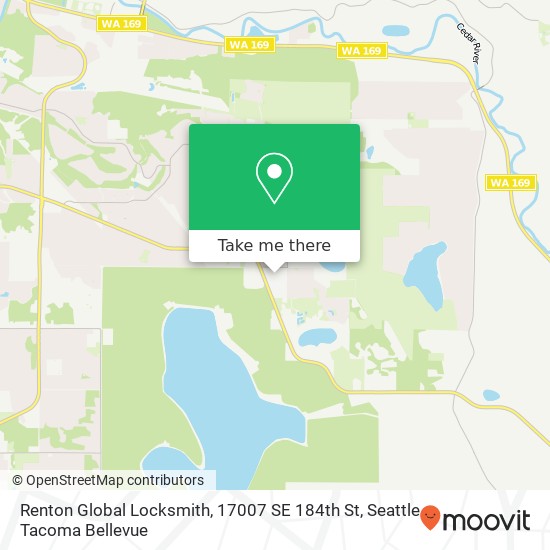 Mapa de Renton Global Locksmith, 17007 SE 184th St