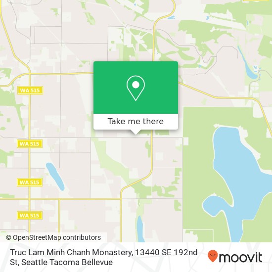 Mapa de Truc Lam Minh Chanh Monastery, 13440 SE 192nd St