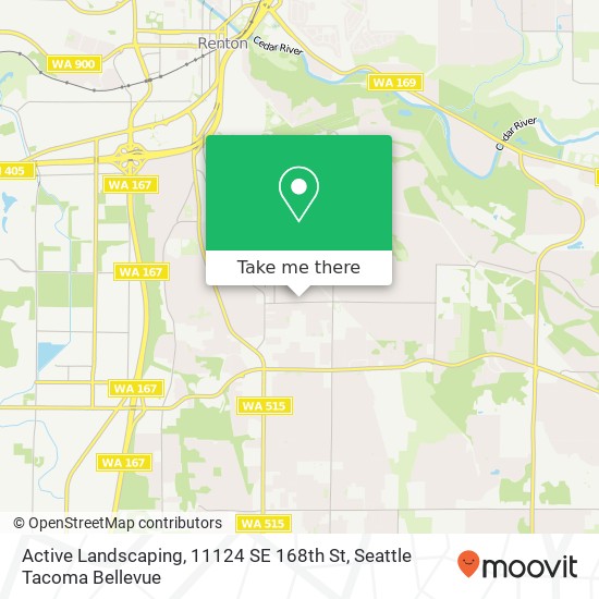 Mapa de Active Landscaping, 11124 SE 168th St