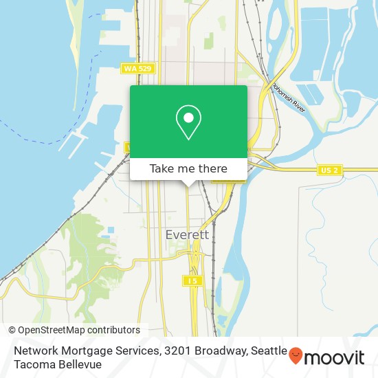 Mapa de Network Mortgage Services, 3201 Broadway