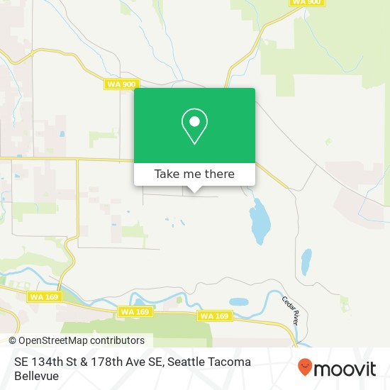 Mapa de SE 134th St & 178th Ave SE