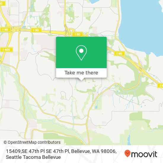 15409,SE 47th Pl SE 47th Pl, Bellevue, WA 98006 map