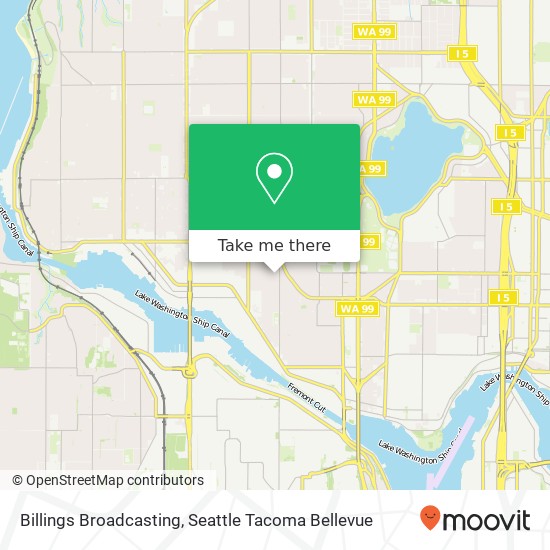 Billings Broadcasting map