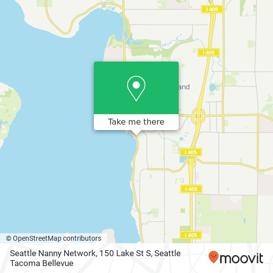 Mapa de Seattle Nanny Network, 150 Lake St S