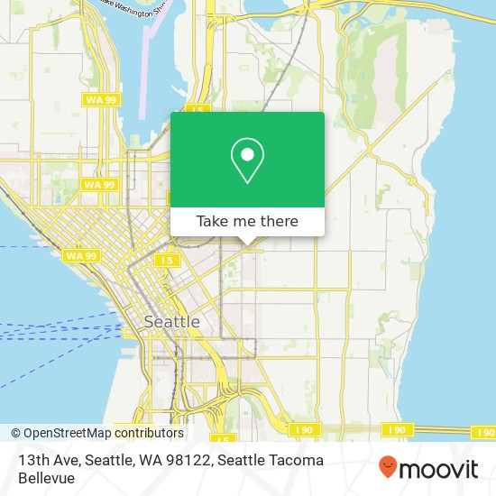13th Ave, Seattle, WA 98122 map