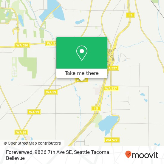 Mapa de Foreverwed, 9826 7th Ave SE