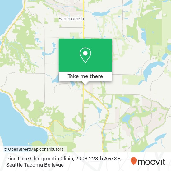 Mapa de Pine Lake Chiropractic Clinic, 2908 228th Ave SE