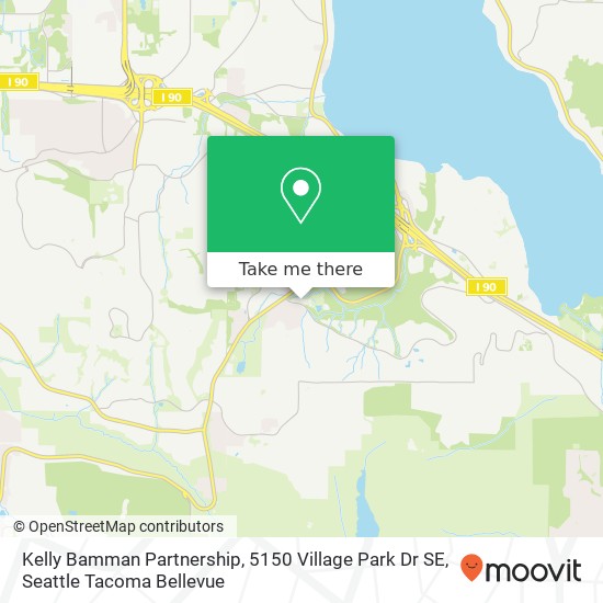 Mapa de Kelly Bamman Partnership, 5150 Village Park Dr SE