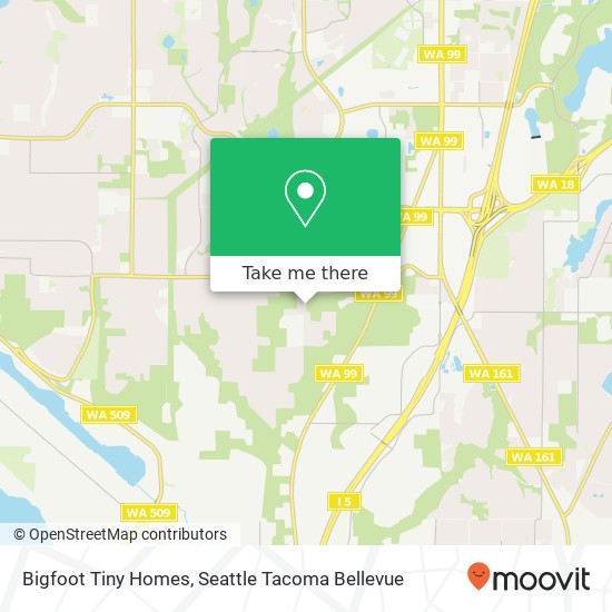 Mapa de Bigfoot Tiny Homes