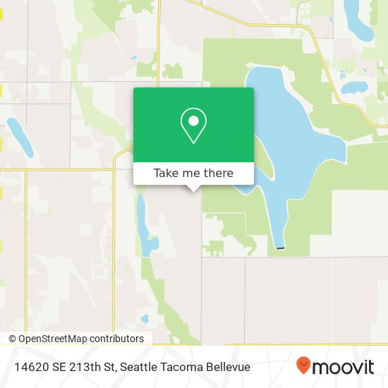 Mapa de 14620 SE 213th St, Kent, WA 98042