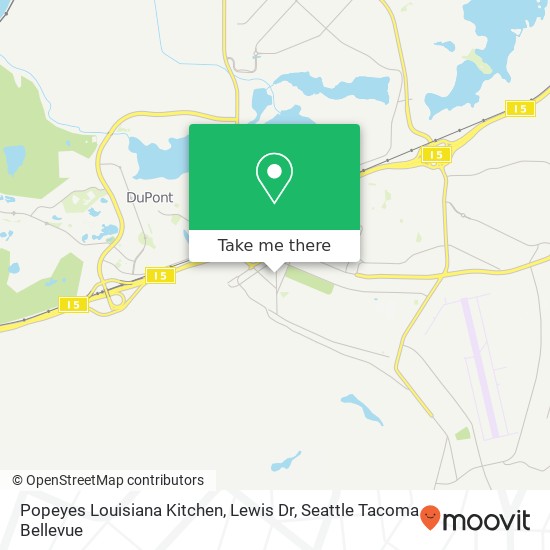 Mapa de Popeyes Louisiana Kitchen, Lewis Dr