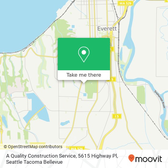 A Quality Construction Service, 5615 Highway Pl map