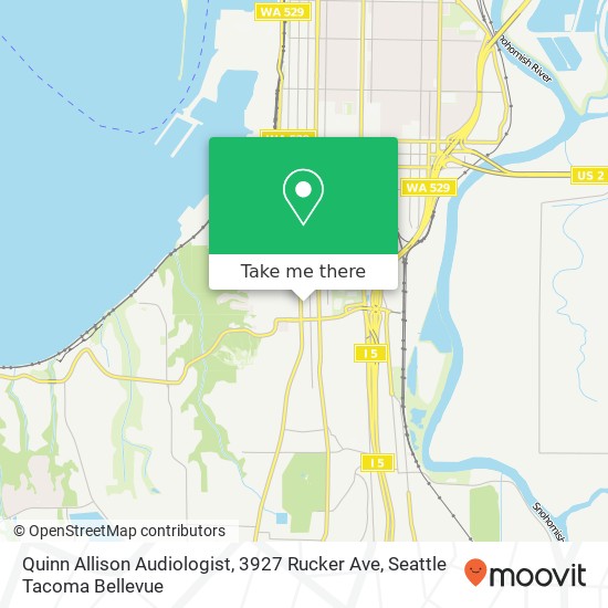 Mapa de Quinn Allison Audiologist, 3927 Rucker Ave